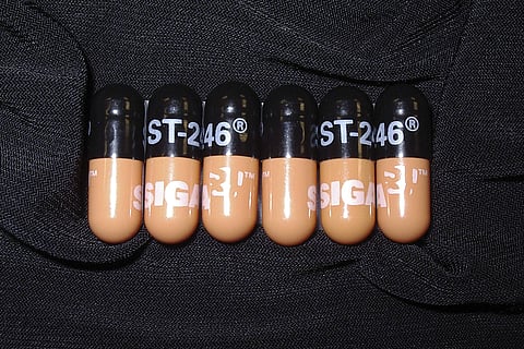 Capsules of the drug TPOXX; US regulators announced the approval of the first treatment for smallpox _ a deadly disease that was wiped out four decades ago _ in case the virus is used in a terror attack | AP