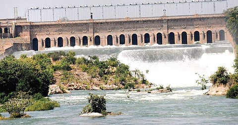 If water is discharged for irrigation in the delta region from the Mettur dam, the storage will considerably dip (File photo)
