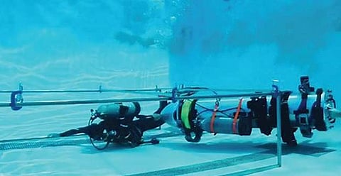 Musk and his team built this mini-submarine to help the rescue effort in Thailand