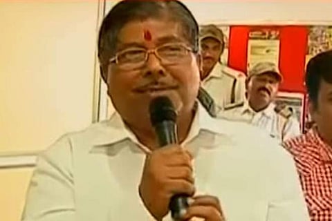 Maharashtra PWD Minister Chandrakant Patil (Photo | Youtube screengrab)
