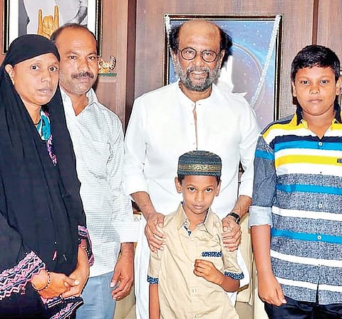 Rajinikanth meets Mohamed Yasin at the former’s residence on Sunday | Express