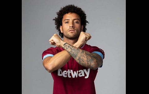 West Ham attacking midfielder Felipe Anderson (Photo | West Ham Twitter)