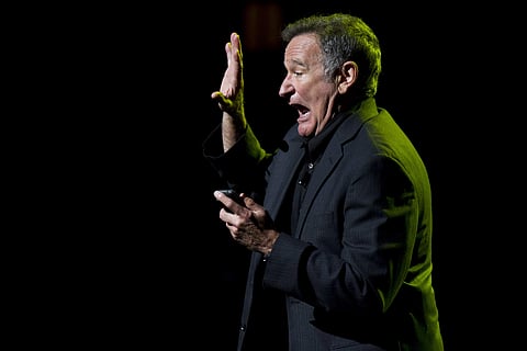 Robin Williams performs at the 6th Annual Stand Up For Heroes benefit concert for injured service members and veterans in New York. (Photo | AP)