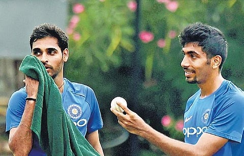 Bhuvaneshwar Kumar and Bumrah