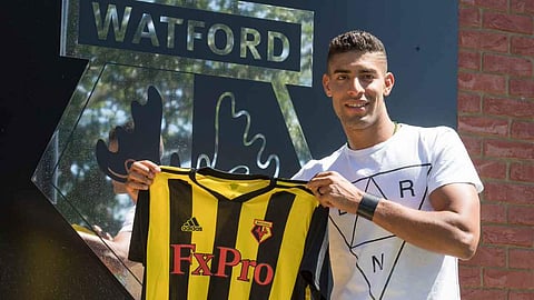 Adam Masina has signed a five-year contract with Watford. (Photo | Watford Twitter)