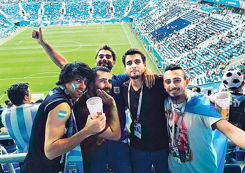 Catriel Barretto (L) quit his job as an accountant to travel around the world. (EPS)