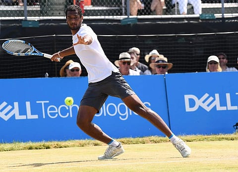 Indian tennis star Ramkumar Ramanathan (Photo | Tennis Hall of Fame Twitter)