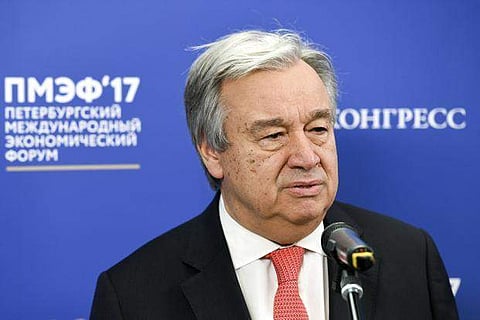 United Nations secretary general Antonio Guterres (Photo | AP)