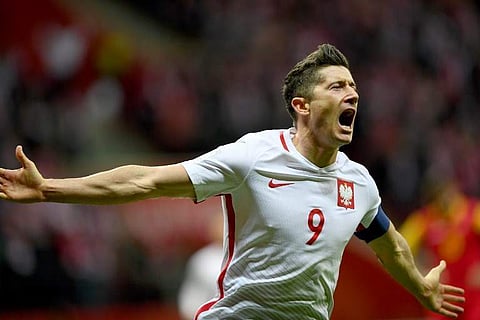Poland striker Robert Lewandowski (File | AFP)