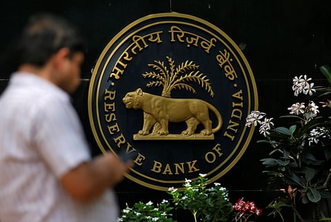 Image of RBI logo for representational purpose only. (Photo | Reuters)