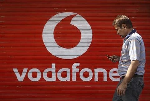 Vodafone sign board. (File photo | Reuters)