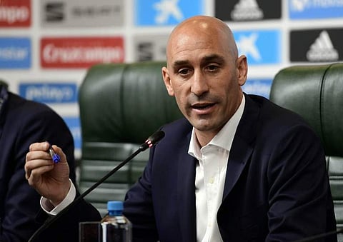 Spanish Football Federation president Luis Rubiales