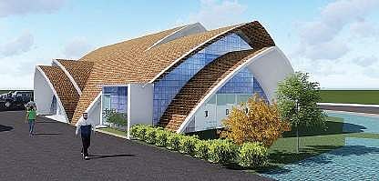 An artist’s impression of the proposed amenity centre at Veli