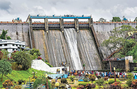 Peechi dam shutters opened following heavy rains