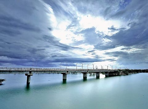 A bridge across the Krishna River near Almatti Dam I P K NAYAk