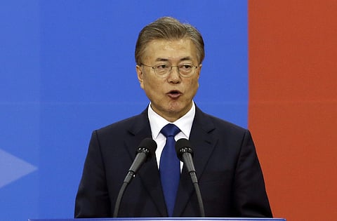 South Korean President Moon Jae-in (File photo| AP)