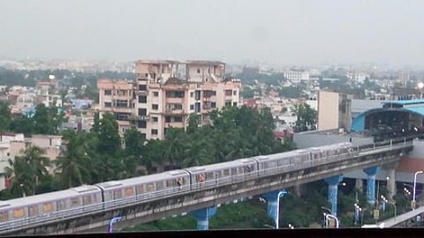 Most of the work in the 16.5 km second metro line of Kolkata from Salt Lake Sector V to Howrah Maidan has been completed, including the underwater tunnel connecting Howrah and Kolkata cities. (Photo | EPS)