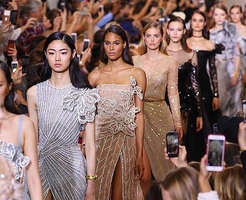 Elie Saab collection at the Paris Couture Week (Photo | Instagram)