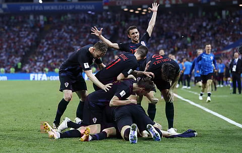 Croatia national football team's players (File photo | AP)