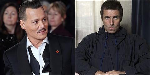 Johnny Depp and Liam Gallagher (Photos | Facebook)
