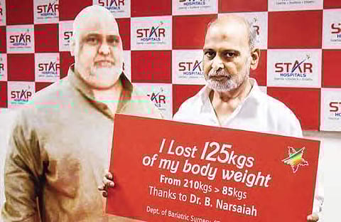 Can you lose 125 kg after surgery and stay safe?