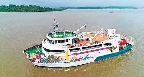 Nefertiti, the luxury cruise liner