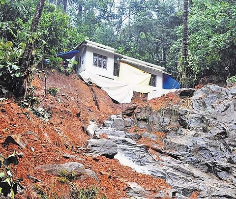 The landslide at Adimali in Idukki in which five members of a family died | A Sanesh