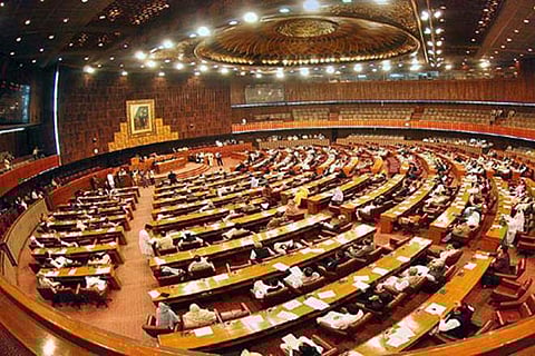 Image of Pakistan Assembly used for representation. (Photo | AP)