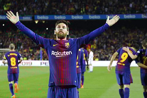 Barcelona skipper Lionel Messi (Photo | File/AP)