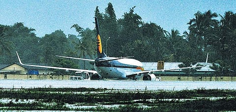 Kochi airport runway was shut down in 2013 for two days (File pic)