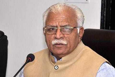 Haryana Chief Minister Manohar Lal Khattar (File | PTI)
