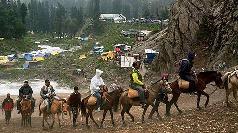 Pilgrims on the Kailash-Manasarovar yatra.