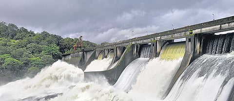 Water rushes out through the Poringalkuthu dam across the Chalakkudy river | Albin Mathew
