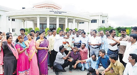 KSOU staff rejoice after getting recognition. For several students, however, the situation is still that of uncertainity since their degrees are not yet considered valid