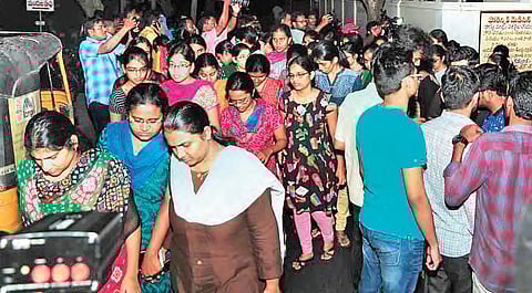 SV Medical College students in a somber mood after Geethika ended her life | Express