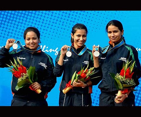 Indian hooters Heena Sidhu Annu Raj Singh and Sonai Rai (File image for representational purpose | PTI)