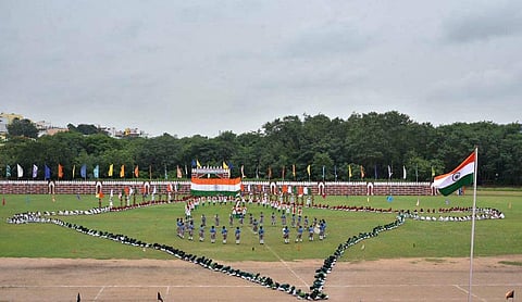 Independence Day celebration in Hyderabad. (Photo | R Satish Babu/EPS)