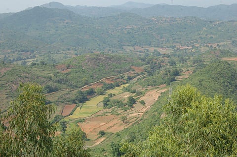 A view of the Eastern Ghats from Visakhapatnam, Andhra Pradesh. The Chennai-Salem expressway is reportedly cutting across eight reserves forests which is part of the Eastern Ghats. (File | EPS)