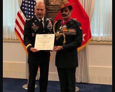 Former Army chief Gen Dalbir Singh has been awarded with United States (US) 'Legion of Merit'. (Photo | Twitter)