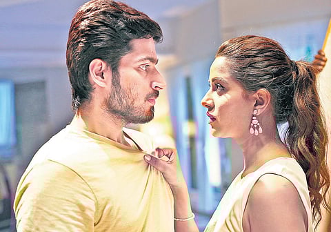 A still from Pyaar Prema Kaadhal