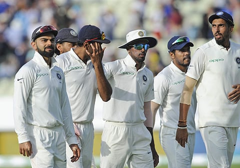 England all out for 287 against India in first Test