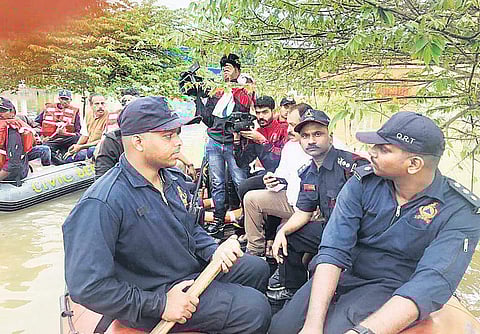 Rescue operations underway in the flood-hit parts of Kodagu