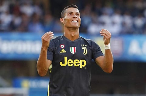 Juventus' Cristiano Ronaldo rwas the cover star in the FIFA 18 edition with his former club (File | AP)