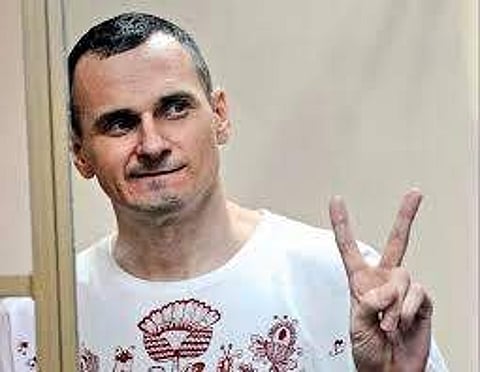 Ukrainian filmmaker Oleg Sentsov. (Photo | AP)
