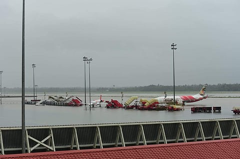 Cochin International Airport during the Kerala flashflood period (File | Albin Mathew/ EPS)