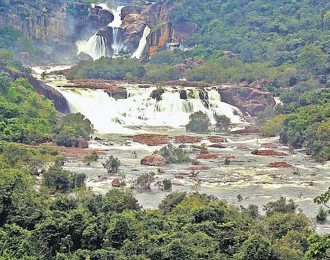 A recent picture of Tamirabharani in spate | m balamurugan