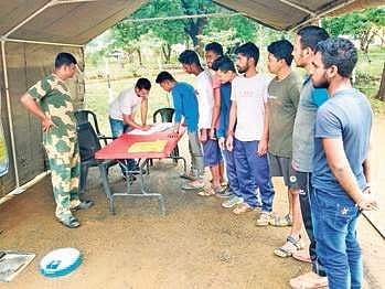 Unique strategy of BSF to induct tribal youths