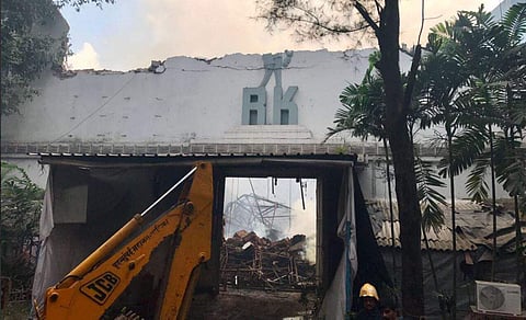 Founded by legendary actor Raj Kapoor in 1948 in suburban Chembur, the studio witnessed several films made by the Kapoor family over the decades. (Photo|Twitter)