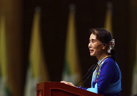Myanmar's Leader Aung San Suu Kyi (Photo | AP)