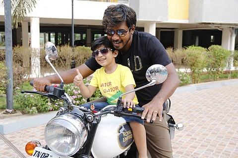 A still from the movie Aaruthra